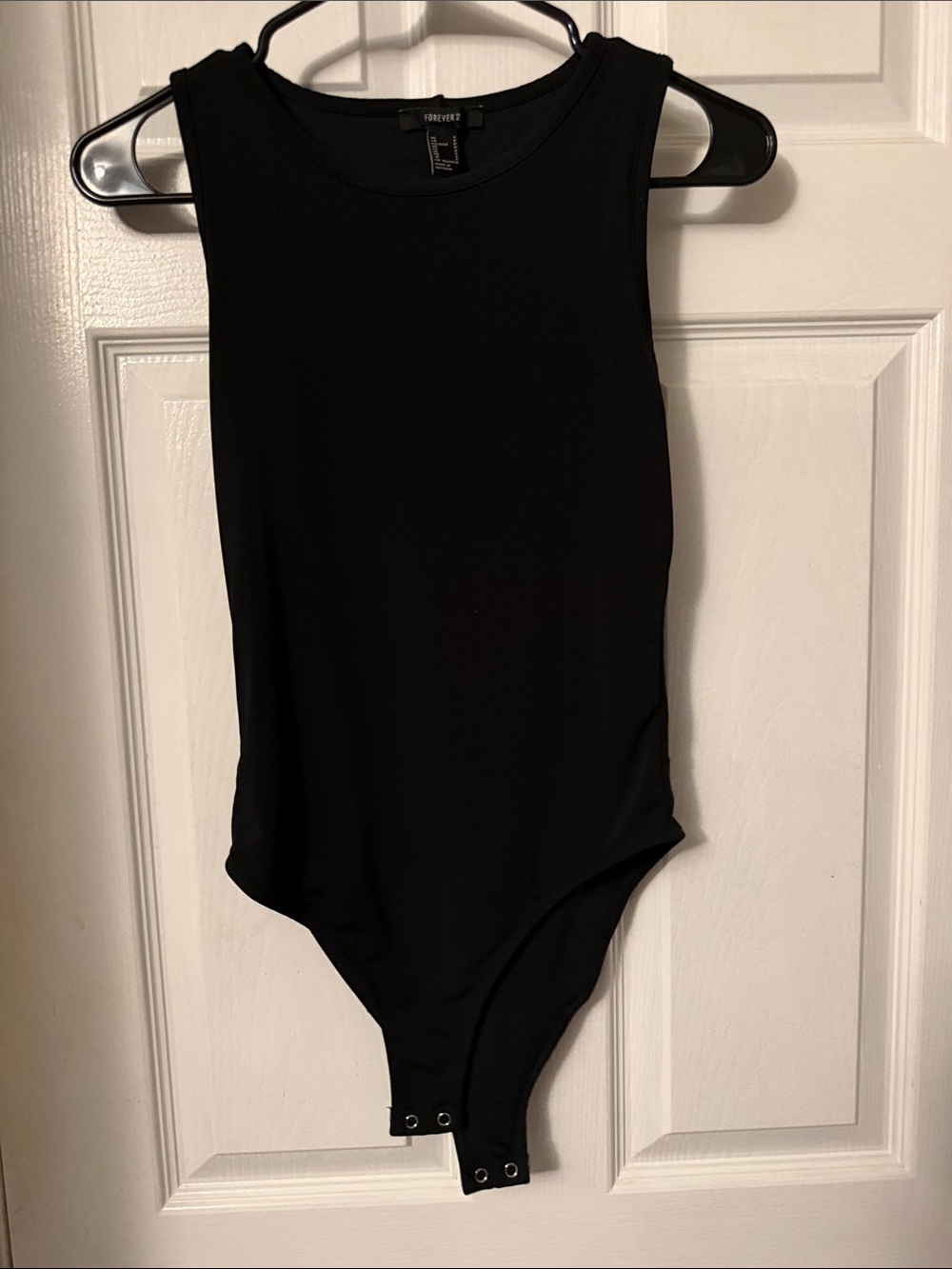 Black Body Suit with Back Cut Out